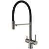 100186 Baterie de bucatarie flex 3in1 Zerix 453 Graphite refl.black