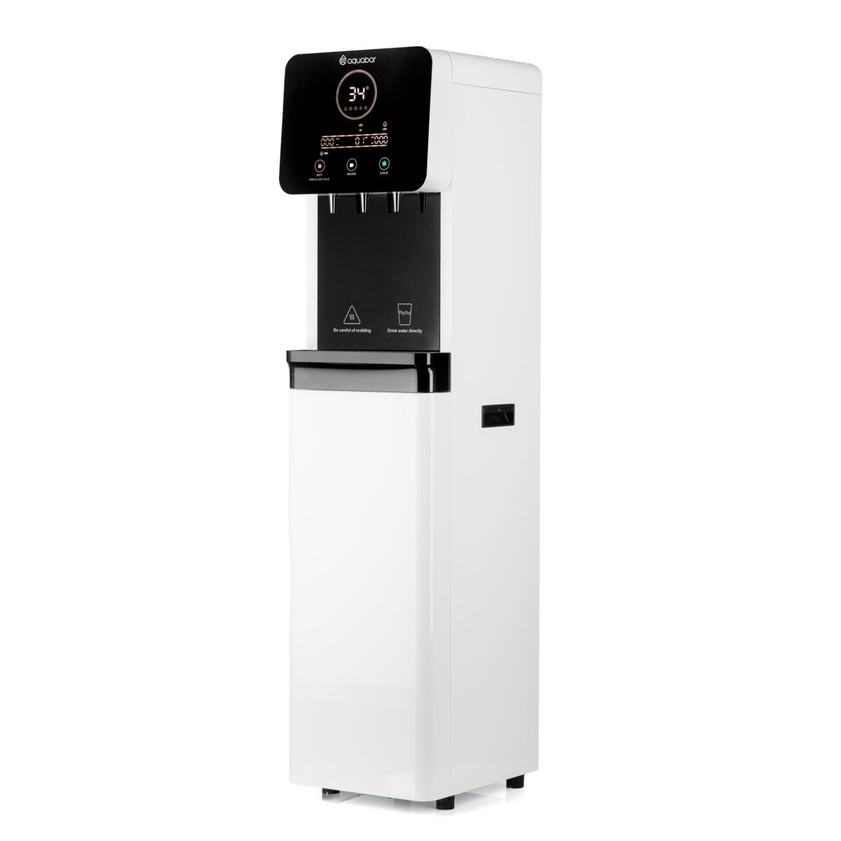 Purificator-cooler cu osmoză inversă AQUABAR TITAN 100G – apă rece și fierbinte, black
