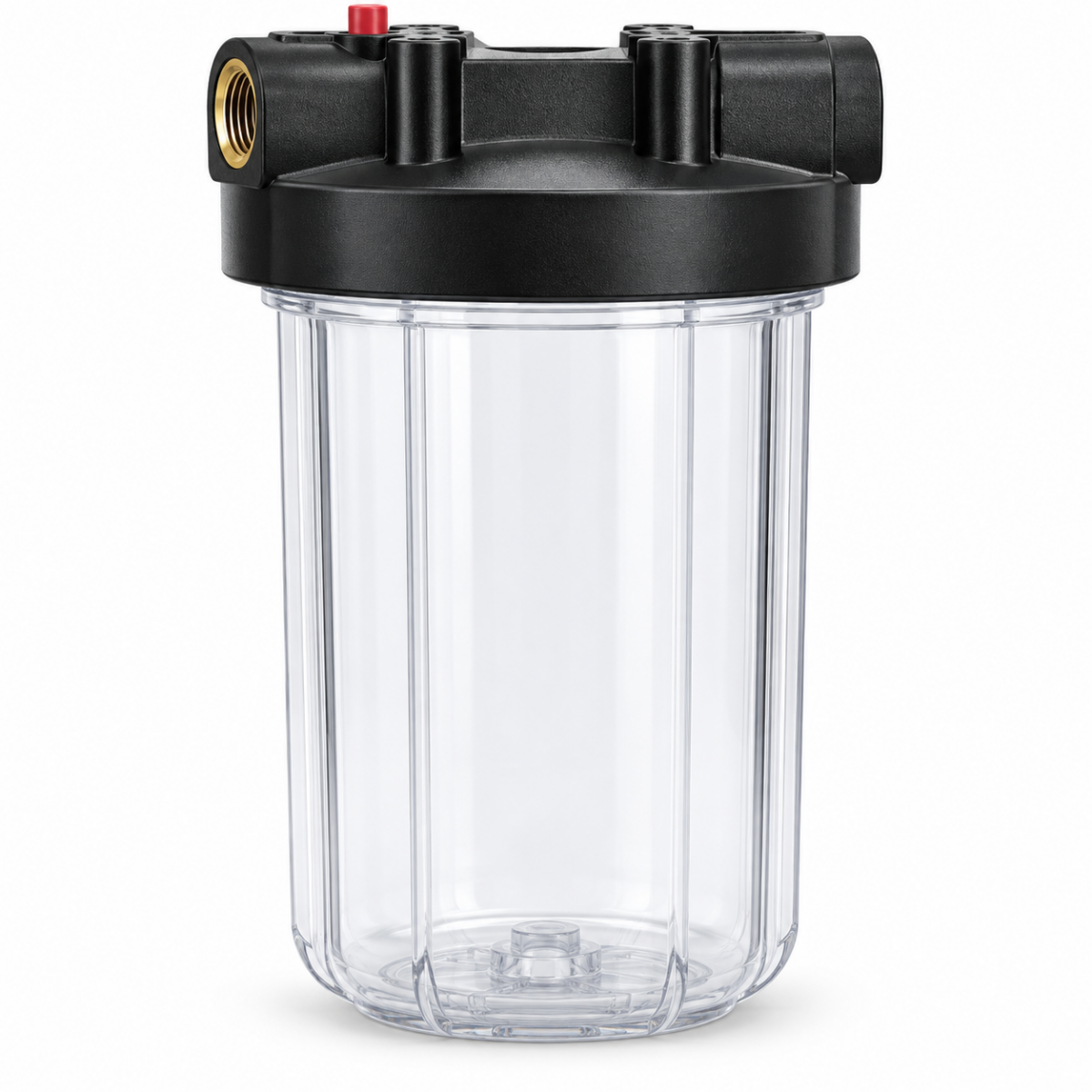 Carcasa filtru apa 10" Jumbo Housing transparent SINGLE 1" AT
