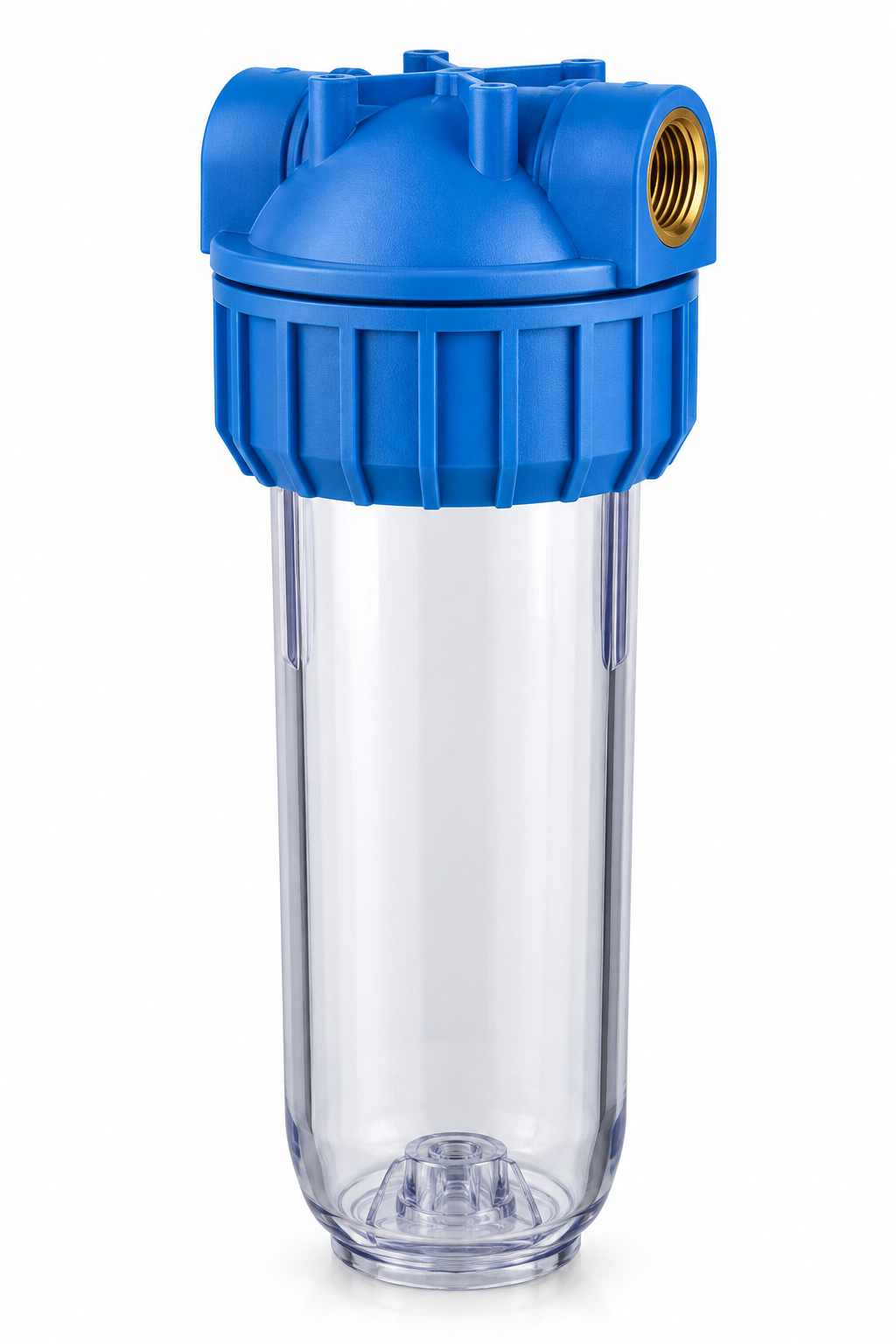 Carcasa filtru apa 10" housing ( 1 pcs) transparent SINGLE 3/4" AT